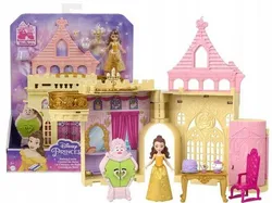 ЗАМОК ПРИНЦЕС ДІСНЕЙ + ЛЯЛЬКА ПРИНЦЕСА БЕЛЛА маленька лялька 9 см HLW92