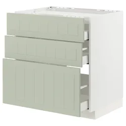 IKEA METOD / MAXIMERA(494.874.72) shah st fri/3fr/3sch, білий/Stensund світло-зелений