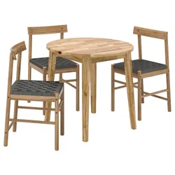 IKEA NACKANÄS / NACKANÄS(994.716.90) стіл і 3 стільці