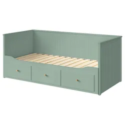 IKEA HEMNES(806.228.92) Рамка рами з 3 ящиками, Сірий -Зелений