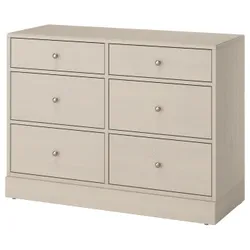 IKEA HAVSTA(305.994.79) комод, 6 ящиків, Сірий -Грей