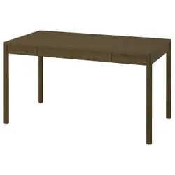 IKEA TONSTAD(205.382.12) робочий стіл, дубовий шпон, коричнево-морений