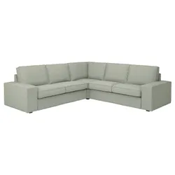 IKEA KIVIK(594.847.36) 4-місний кутовий диван, Gunnared світло-зелений