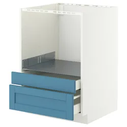IKEA METOD / MAXIMERA(896.013.57) Шафа STJ до Mikr Kom/свиноматки, Biały/Lerhyttan Blue