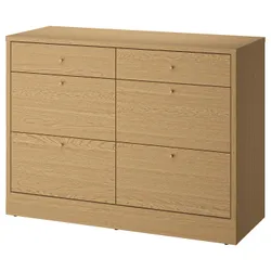 IKEA TONSTAD(506.146.24) комод, 6 ящиків, Окл Дуб