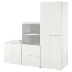 IKEA SMÅSTAD / PLATSA (594.860.71) стійка, білий / білий