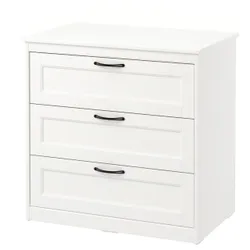 IKEA SONGESAND (903.668.39) Комод, 3 шухляди, коричневий