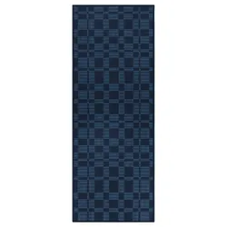 IKEA NATTÅG(406.238.98) кухонний килимок, темно-синій/клітчастий