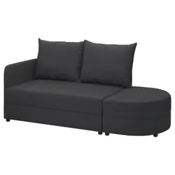 IKEA LINDÅKRA(205.826.10) Складання дивана на 2 людини, Vissle темно -сірий