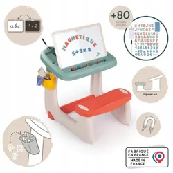 Двостороння настільна лава Smoby, дошка 2 в 1 + 80 аксесуарів