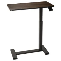 IKEA BOLLSIDAN(406.051.54) Стіл для ноутбуків, горіх/чорний