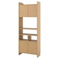 IKEA LÅDMAKARE(595.646.91) поєднання з розсувними дверима, з 1 вставкою з полицею/імітом. дуб