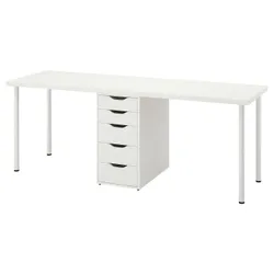 IKEA LAGKAPTEN / ALEX(696.076.71) стіл, білий
