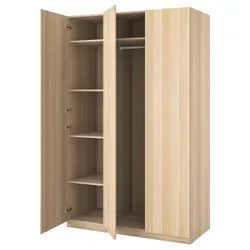 IKEA PAX / FORSAND(894.297.10) комбінований гардероб, білий морений дуб