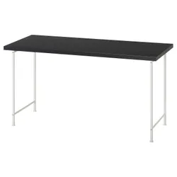 IKEA LAGKAPTEN / SPÄND(895.637.13) стіл, Czarnobrąz/білий