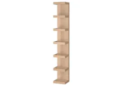 IKEA ЛАКК LACK Настінна полиця, дуб білий, 30x190 см (604.305.92)