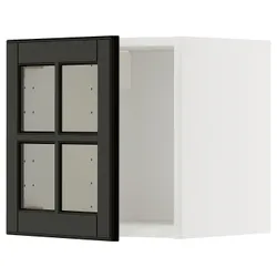 IKEA METOD(995.787.33) шафа як двері/склянка, Biały/Bodbyn Black
