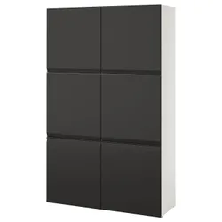 IKEA BESTÅ(795.693.53) Поєднання з дверима, Білий Hammarsmed/антрацит