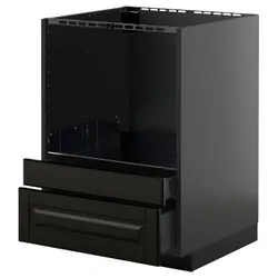 IKEA METOD / KNIVSHULT(595.868.34) Шафа STJ до Mikr Kom/свиноматки, Чорна Чорна