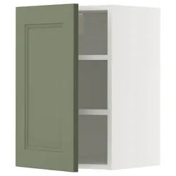 IKEA METOD(395.181.67) настінна шафа з полками, Biały/axstad gria -green