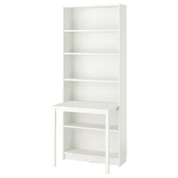 IKEA BILLY(295.639.33) книжкова шафа зі столом, білий