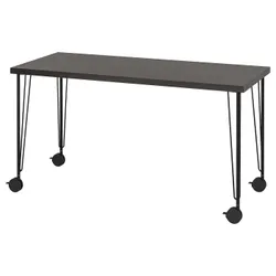 IKEA LAGKAPTEN / KRILLE(095.099.61) стіл, Czarnybrowz/чорний