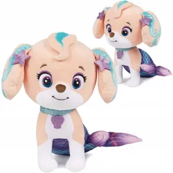 PAW PATROL КОРАЛОВИЙ ПЛЮШОВИЙ МАСКОТ АКВА ЦУЦЯ СОБАКА-РУСАЛКА 23 СМ 3+