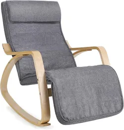 Songmics Rocking chair - крісло для вітальні. сірий