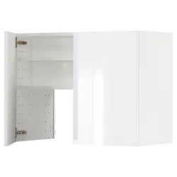 IKEA METOD(295.044.20) шафа з витяжкою та полицею/дверями, білий/Ringhult білий