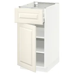 IKEA METOD / MAXIMERA(894.635.63) шафа stj szu / двер, білий / Bodbyn крем