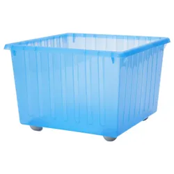 IKEA VESSLA (800.985.16) Ящик на колесах, синій