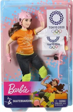 Олімпійська лялька Barbie Skater GJL78