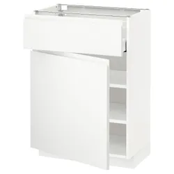 IKEA METOD / MAXIMERA(294.706.89) шафа stj szu / двер, білий / Voxtorp матовий білий