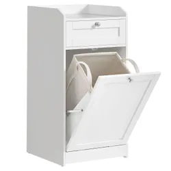 Шафа для ванної кімнати з кошиком для пральні