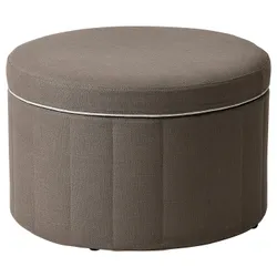 IKEA SIDSJÖ(805.702.42) пуф, з контейнером/Gransel Grey -brown