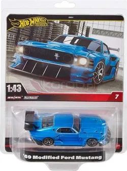 HOT WHEELS ПРЕМІУМ 1:43 '69 Модифікований Ford Mustang HWT04