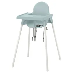 IKEA ANTILOP(695.978.89) годування крісло, Сірий -Blue/Білий