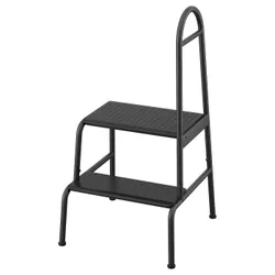 IKEA BÄSINGEN(005.573.67) Сходи з поруччя, 2 градусів, антрацит