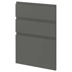 IKEA METOD (494.499.13) 3 передні панелі для посудомийної машини, Voxtorp темно-сірий