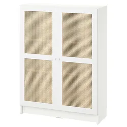 IKEA BILLY / HÖGADAL(795.722.04) книжкова шафа з дверцятами, білий