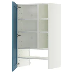 IKEA METOD(496.006.75) Капот -up шафа з полицею/дверима, Biały/Lerhyttan Blue