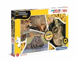 Пазл 104 деталі NATIONAL GEOGRAPHIC KIDS Wildlife Advent