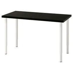 IKEA LAGKAPTEN / OLOV(394.170.26) стіл, Czarnybrąz/білий
