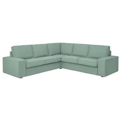 IKEA KIVIK(694.847.31) 4-місний кутовий диван, Таллміра світло-зелений