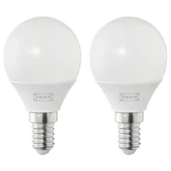 IKEA SOLHETTA(005.839.84) Світлодіодна лампочка E14 250 Люменів, Biel Tanning Ball