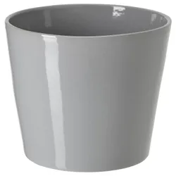 IKEA SKOGSVINBÄR (905.084.43) Кришка для квіткового горщика, всередину / назовні сірий