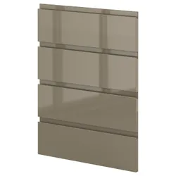 IKEA METOD(295.770.44) 4 фронти для посудомийної машини, Voxtorp Dark -Brown Gloss