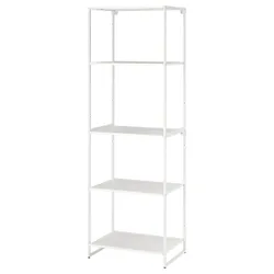 IKEA JOSTEIN(494.372.03) стелаж, вхід/вихід/білий метал