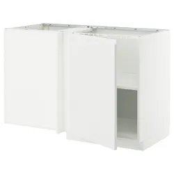 IKEA METOD(895.850.55) Кутовий шафа з полицею, білий/Voxtorp Matte White
