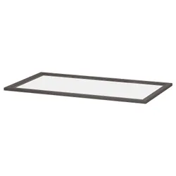 IKEA KOMPLEMENT(305.091.53) скляна полиця, темно-сірий